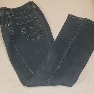 CHICO'S PLATINUM CHARM CS BOOT CUT JEANS